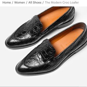 EVERLANE Italian leather 🐊 The modern croc loafer